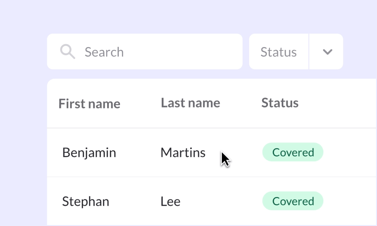 Admin Panel animation
