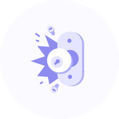 Broken knob icon